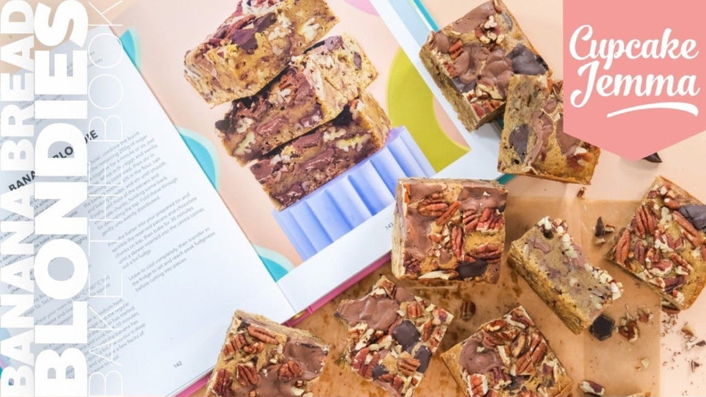 Banana Bread Blondie downloadable recipe Cupcake Jemma
