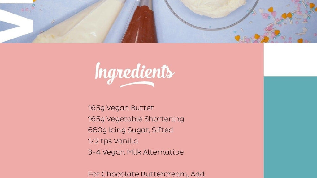 Vegan Buttercream downloadable recipe Cupcake Jemma