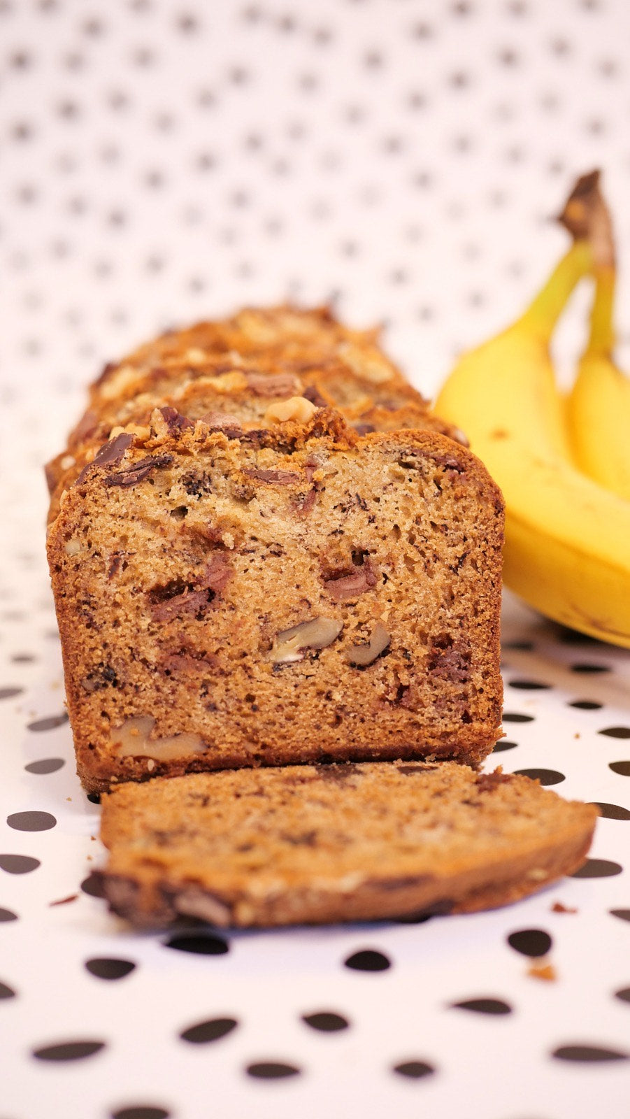 The BEST Chocolate Chip and Walnut Banana Bread