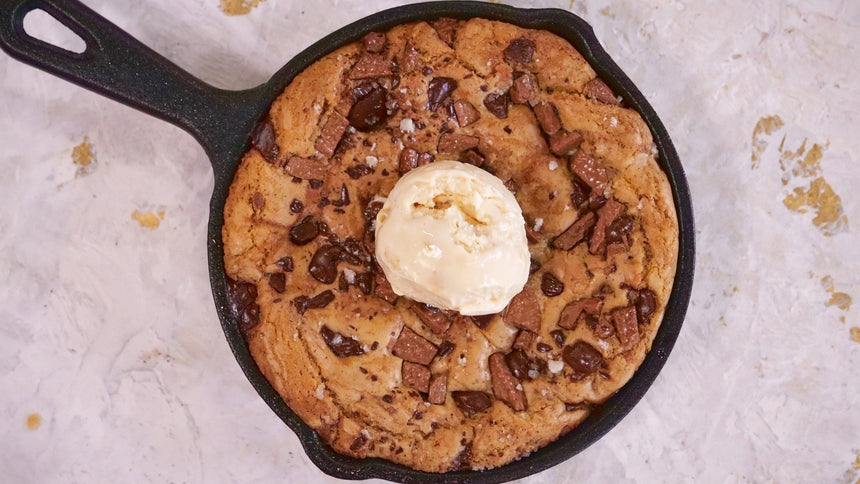 Warm and Gooey Skillet Cookie Recipe!