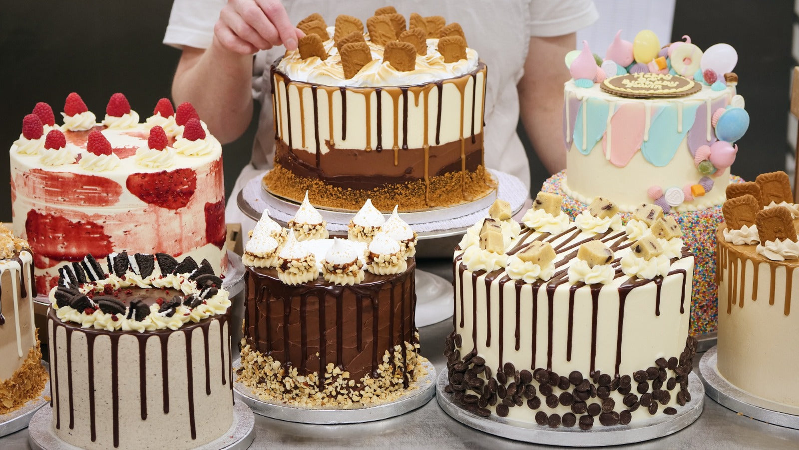 Behind the Scenes Cakes from the Crumbs & Doilies Bakery!