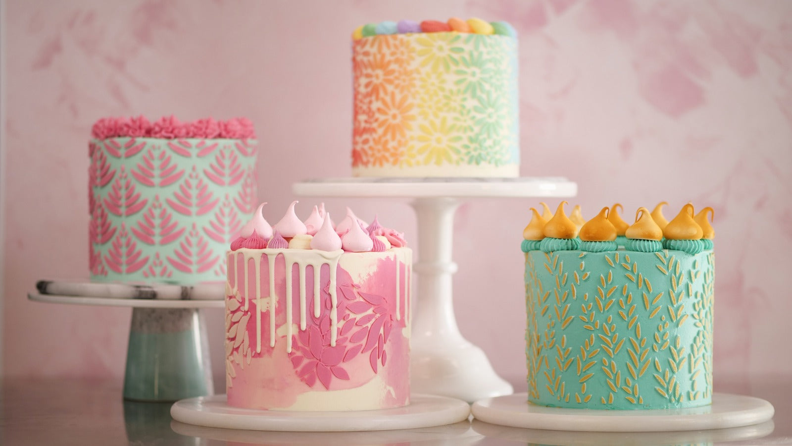 Cake Stencils Masterclass | Awesome Cake Decoration with Minimal Effort!