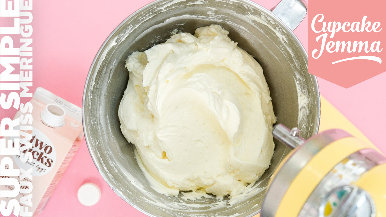 Super Simple FAUX Swiss Meringue Buttercream - Quick & Silky Smooth