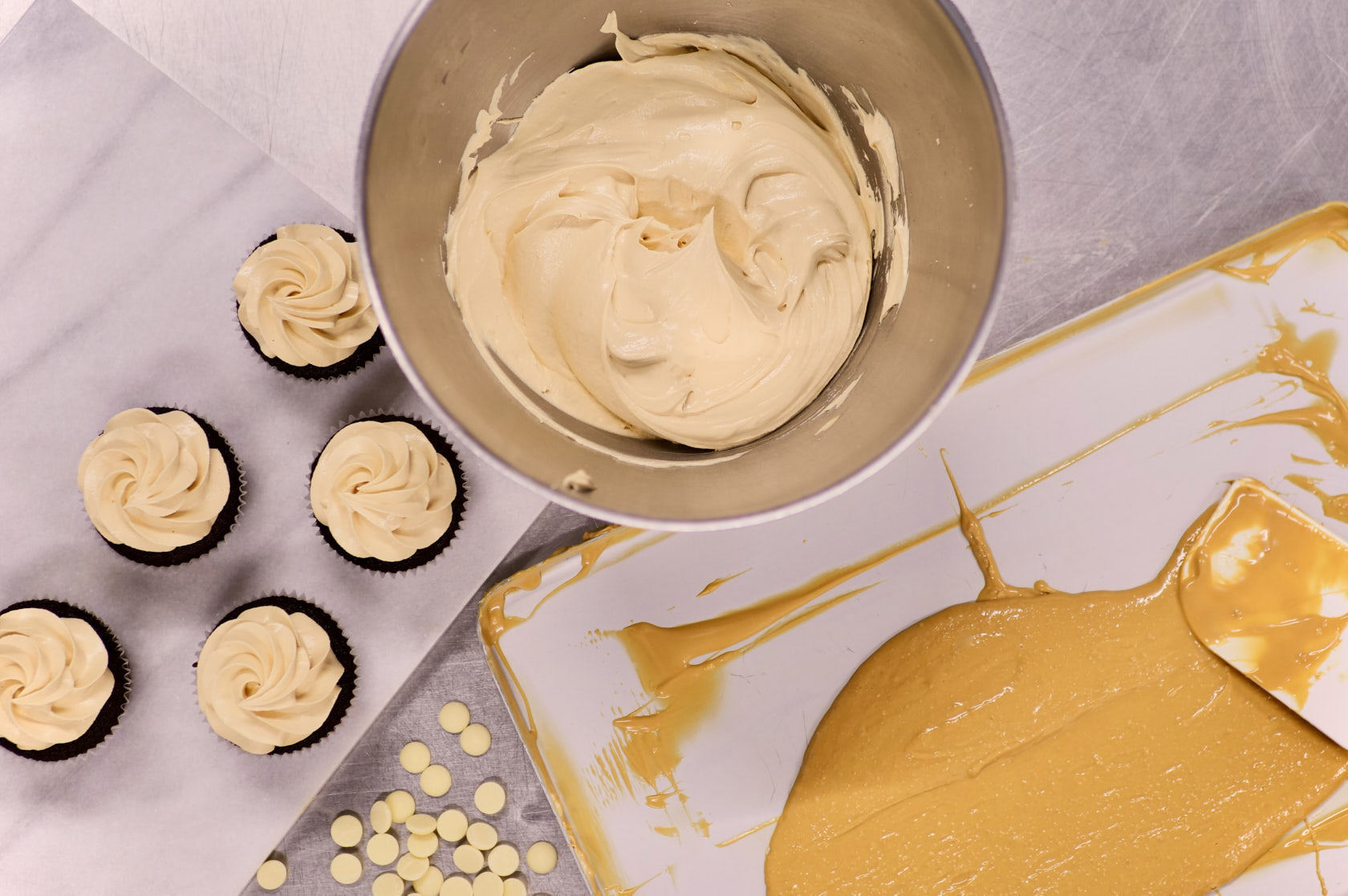 Caramelised White Chocolate Swiss Meringue Buttercream Recipe