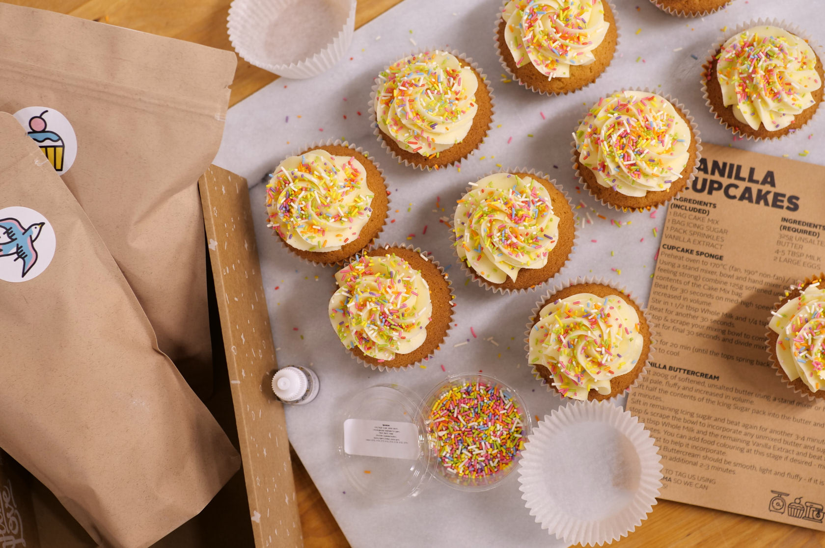 Bake At Home Vanilla Cupcakes