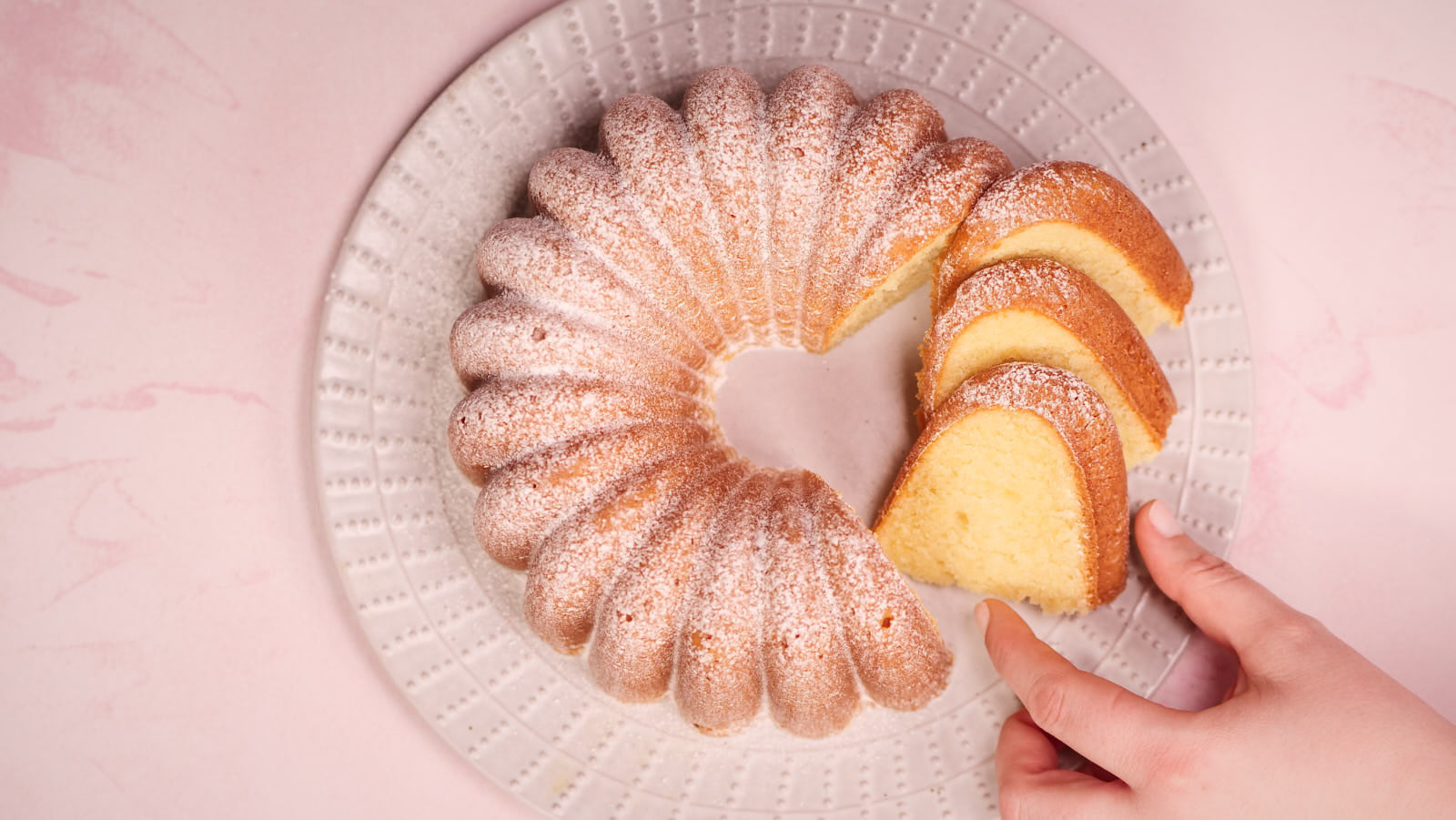 Lemon & Cream Cheese Pound Cake Recipe