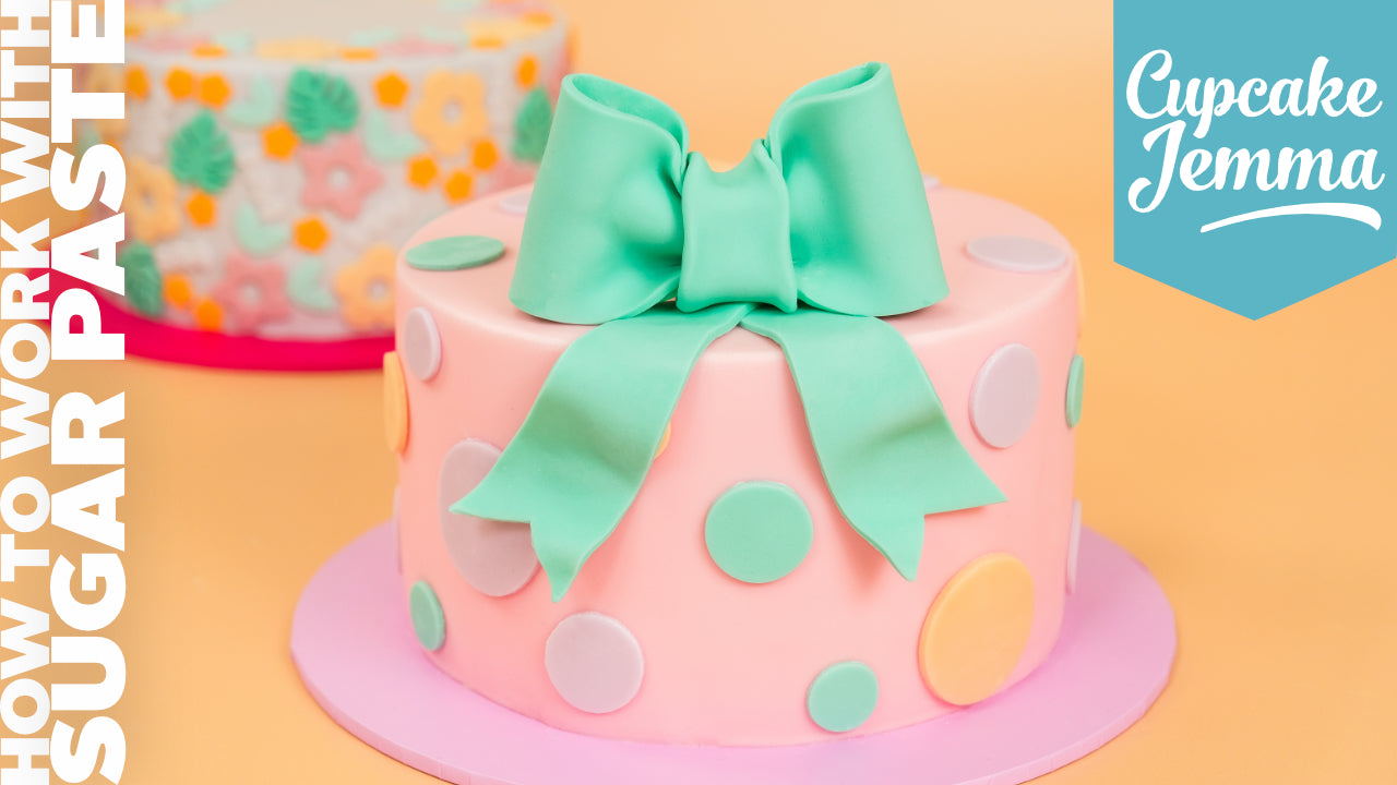 Sugar Paste a cake PERFECTLY!