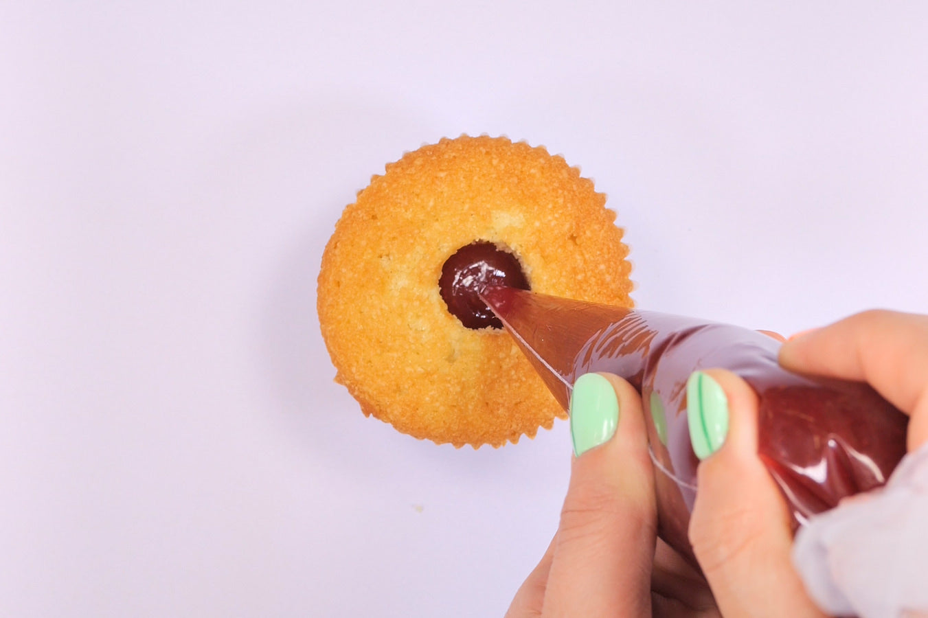 Filling a Cupcake