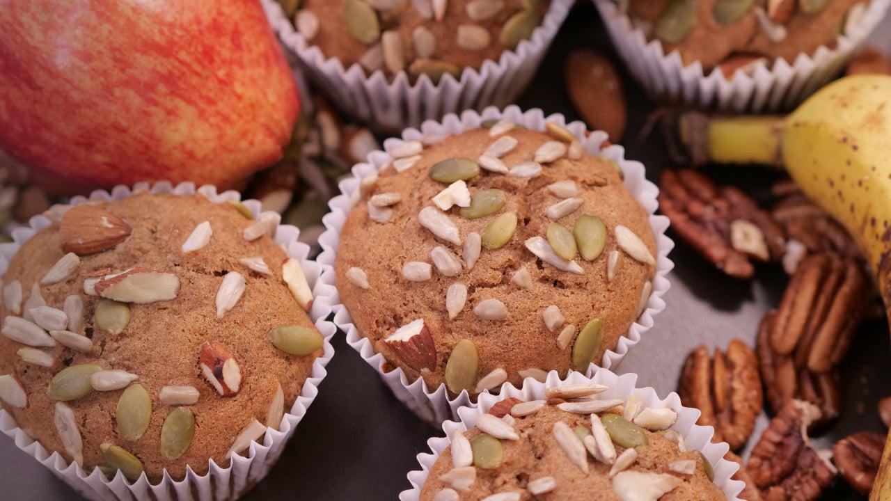 Healthy (ish!) Breakfast Muffins | NO Refined Sugar AND Gluten & Dairy Free!