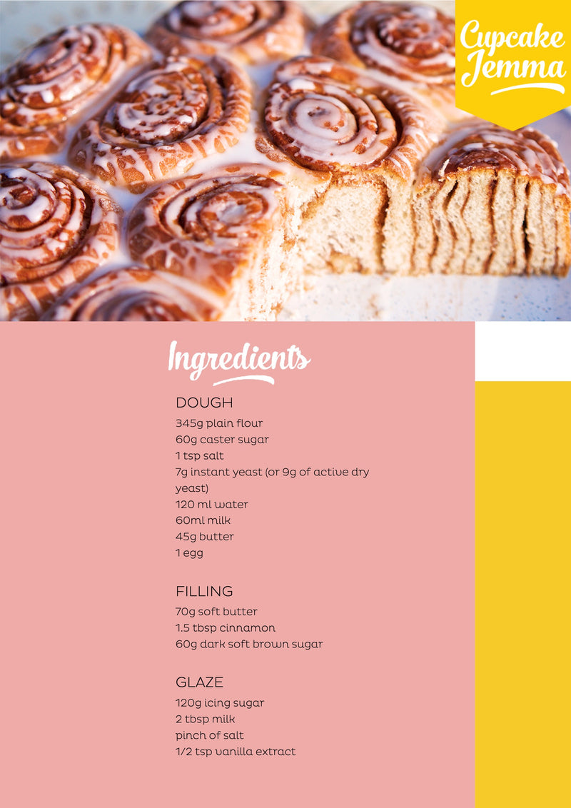 Cinnamon Buns downloadable recipe