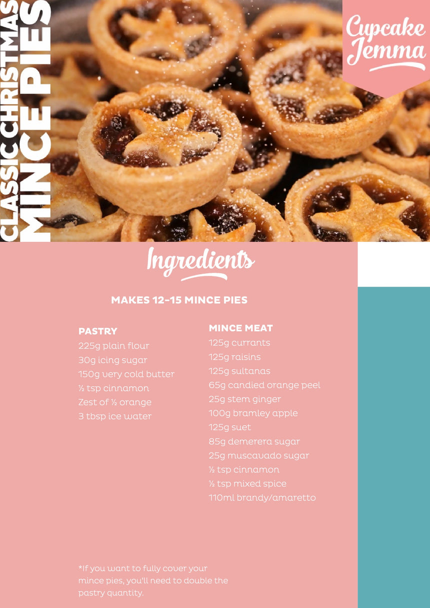 Christmas Cookie downloadable recipe - Cupcake Jemma
