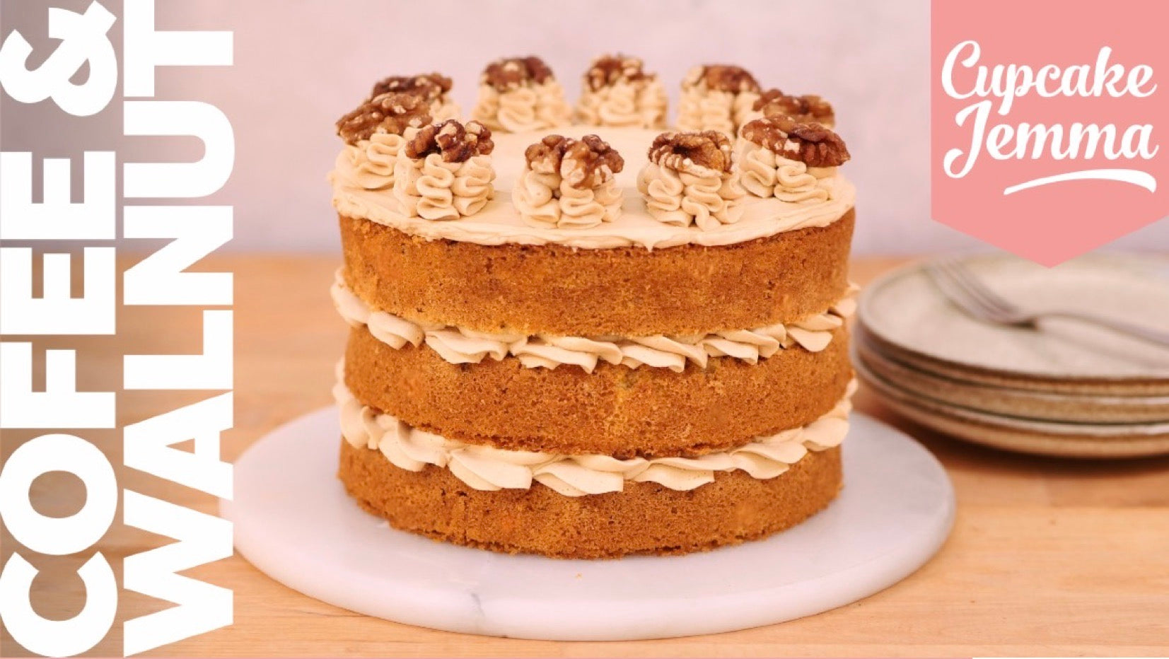 Coffee and Walnut Cake recipe