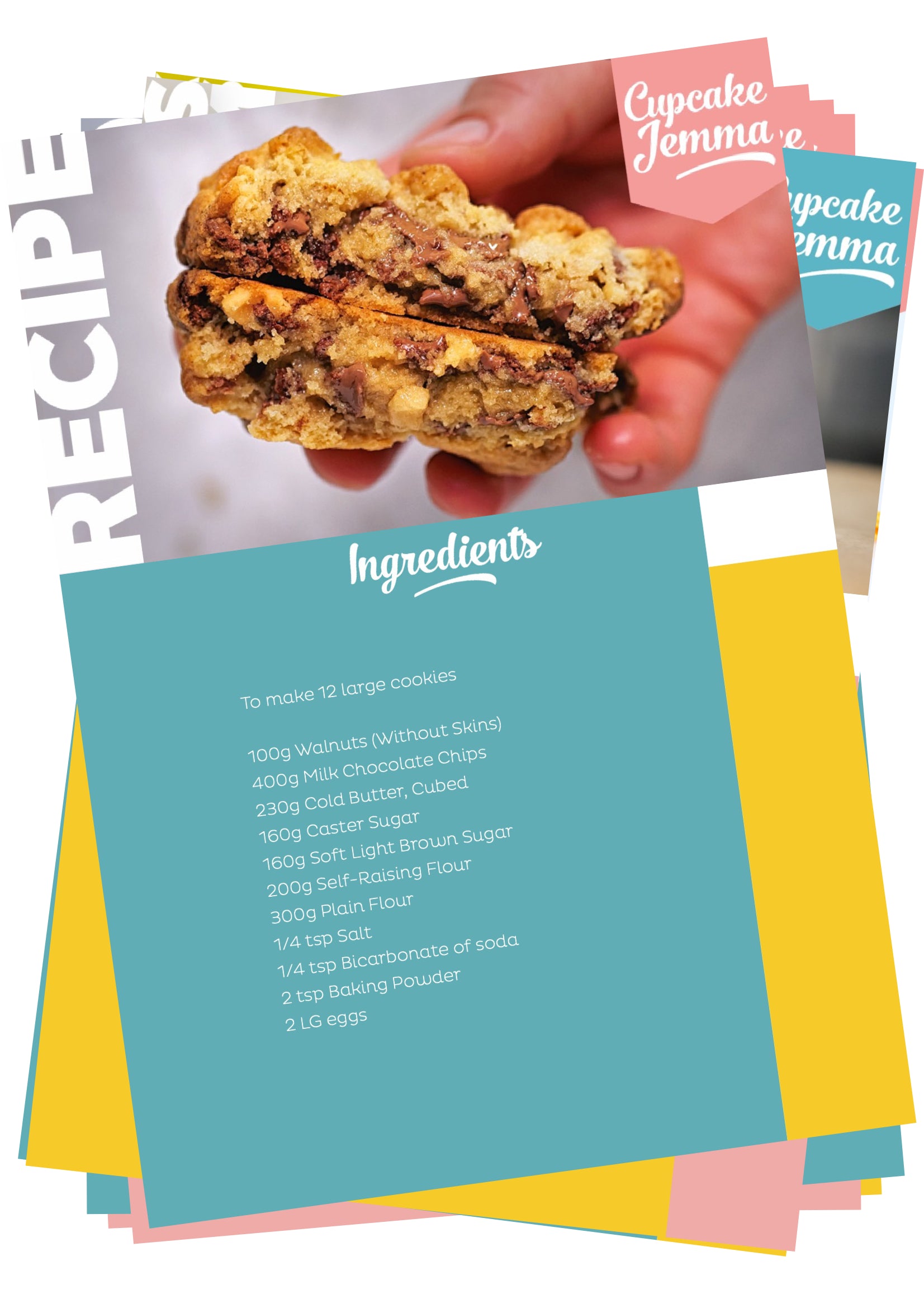 New York Cookies downloadable recipe bundle