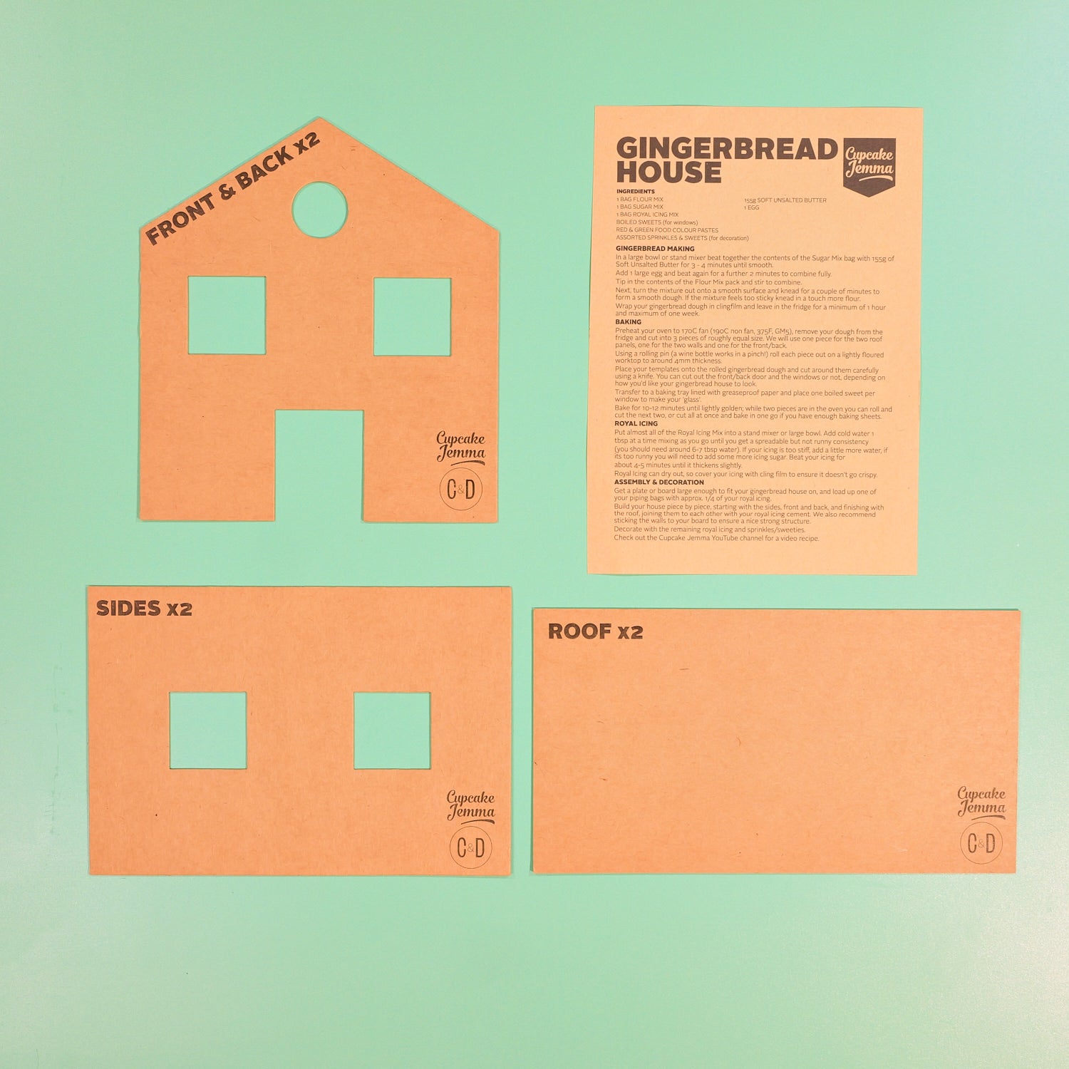 Gingerbread House Template