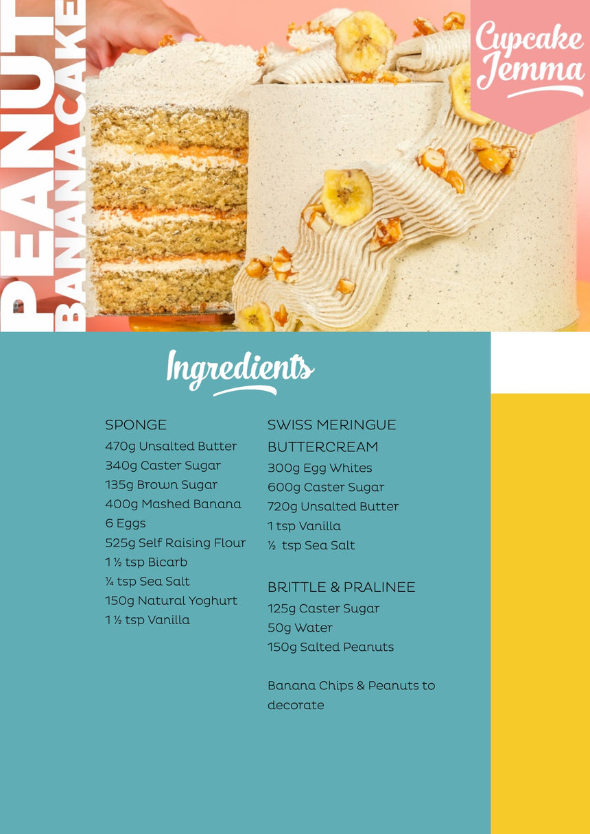 Battenberg Cake downloadable recipe - Cupcake Jemma