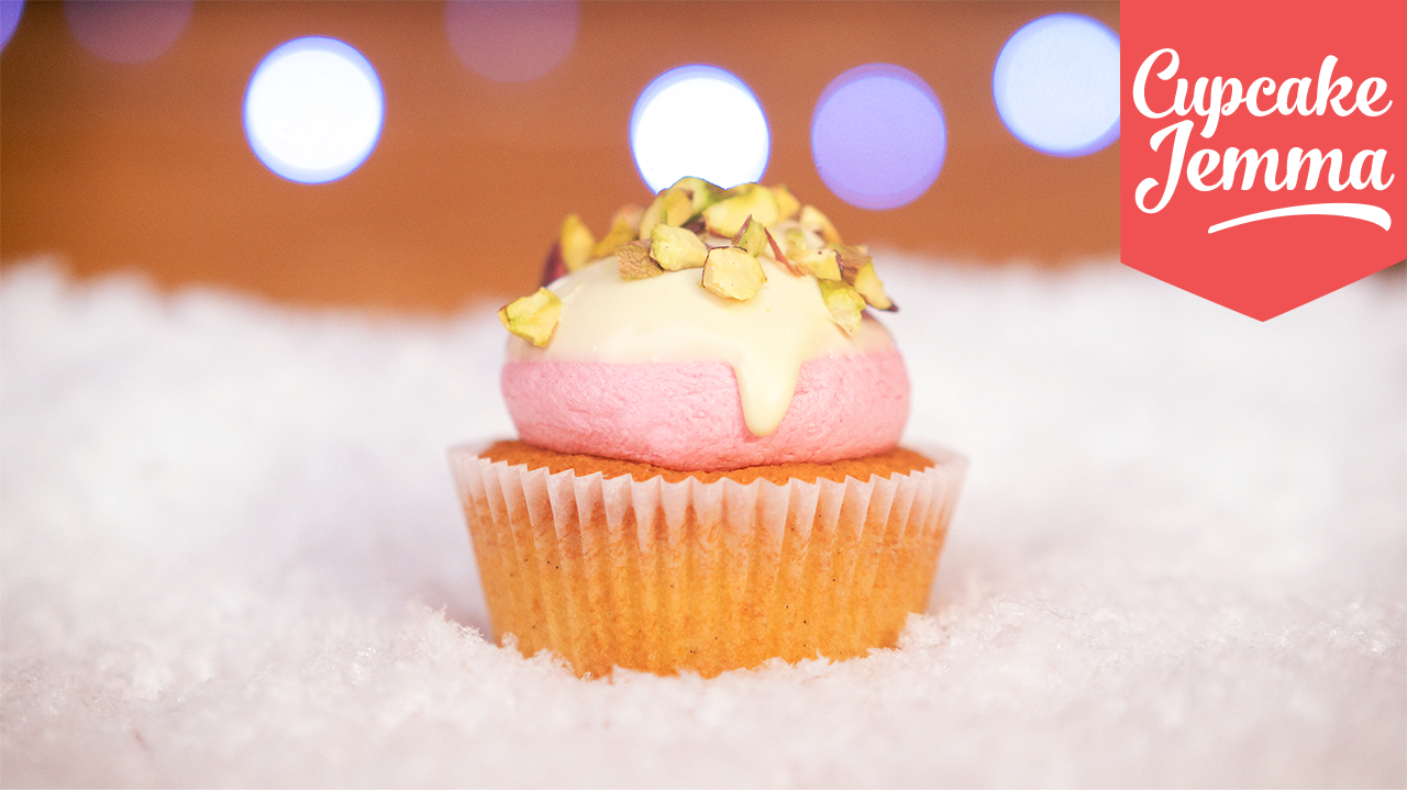 Cranberry, White Choc & Pistachio Cupcakes Recipe